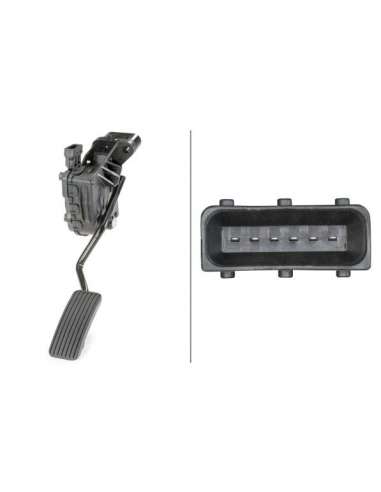 Sensor, posición pedal Hella 6PV 010 946-051 - SENSOR POSICION ACELERADOR EFI - SENSOR