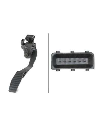 Sensor, posición pedal Hella 6PV 010 946-121 - SENSOR, POSICIÓN PEDAL EFI - SENSOR