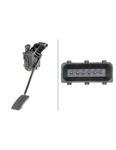 Sensor, posición pedal Hella 6PV 010 946-131 - SENSOR, POSICIÓN PEDAL EFI - SENSOR