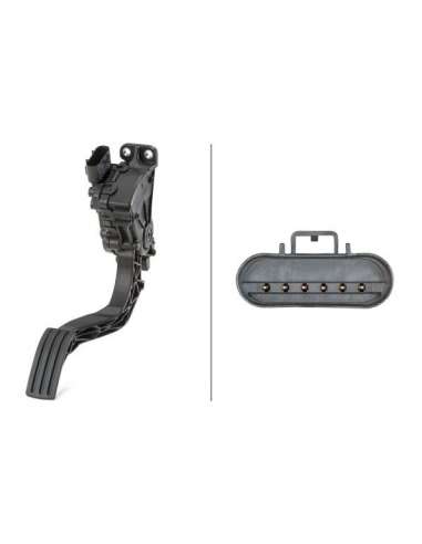 Sensor, posición pedal Hella 6PV 010 946-151 - SENSOR, POSICIÓN PEDAL EFI - SENSOR