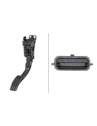 Sensor, posición pedal Hella 6PV 010 946-201 - SENSOR, POSICIÓN PEDAL EFI - SENSOR