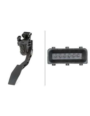 Sensor, posición pedal Hella 6PV 010 946-291 - SENSOR, POSICIÓN PEDAL EFI - SENSOR