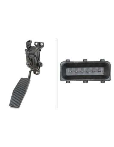 Sensor, posición pedal Hella 6PV 010 946-301 - SENSOR, POSICIÓN PEDAL EFI - SENSOR