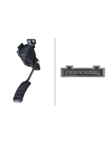 Sensor, posición pedal Hella 6PV 010 946-321 - SENSOR, POSICIÓN PEDAL EFI - SENSOR