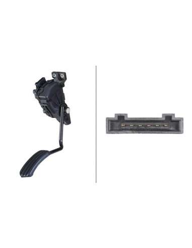 Sensor, posición pedal Hella 6PV 010 946-331 - SENSOR, POSICIÓN PEDAL EFI - SENSOR