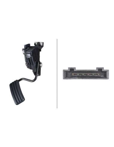 Sensor, posición pedal Hella 6PV 010 946-341 - SENSOR, POSICIÓN PEDAL EFI - SENSOR