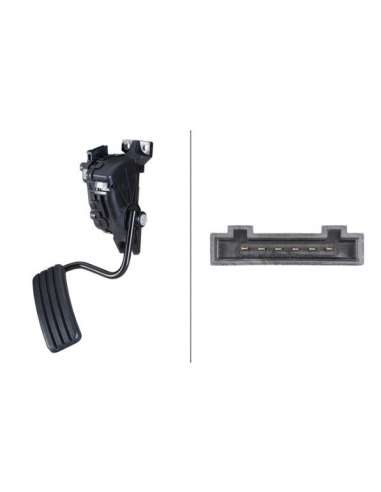 Sensor, posición pedal Hella 6PV 010 946-351 - SENSOR, POSICIÓN PEDAL EFI - SENSOR