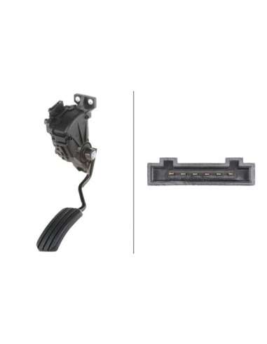 Sensor, posición pedal Hella 6PV 010 946-371 - SENSOR, POSICIÓN PEDAL EFI - SENSOR