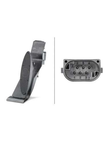 Sensor, posición pedal Hella 6PV 010 946-431 - SENSOR, POSICIÓN PEDAL EFI - SENSOR