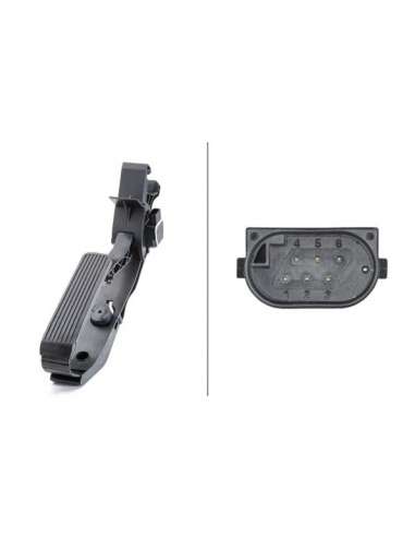 Sensor, posición pedal Hella 6PV 010 946-501 - SENSOR, POSICIÓN PEDAL EFI - SENSOR