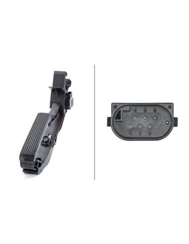Sensor, posición pedal Hella 6PV 010 946-511 - SENSOR, POSICIÓN PEDAL EFI - SENSOR