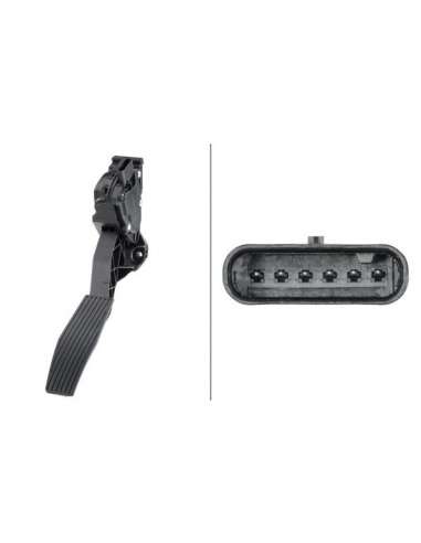 Sensor, posición pedal Hella 6PV 011 554-701 - SENSOR, POSICIÓN PEDAL EFI - SENSOR