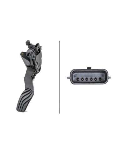 Sensor, posición pedal Hella 6PV 012 902-701 - SENSOR, POSICIÓN PEDAL EFI - SENSOR