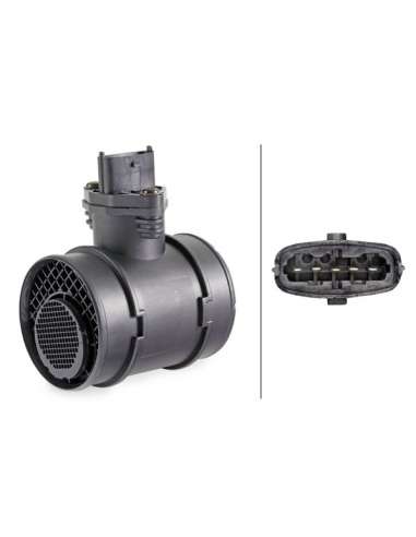 Medidor de la masa de aire Hella 8ET 358 095-071 - MEDIDOR DE LA MASA DE AIRE BEHR HELLA SERVICE  PREMIUM LINE 
