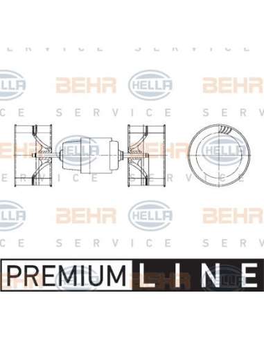 Ventilador habitáculo Hella 8EW 009 157-571 - Soplador habitáculo BMW 3 (E30) BEHR HELLA SERVICE  PREMIUM LINE 