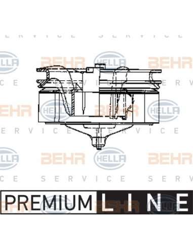 Ventilador habitáculo Hella 8EW 009 158-021 - Soplador habitáculo VOLVO F10 / F12  / F16 BEHR HELLA SERVICE  PREMIUM LINE 