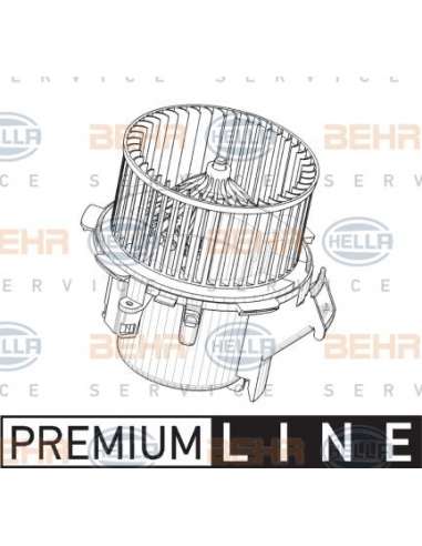 Ventilador habitáculo Hella 8EW 009 158-221 - Soplador habitáculo RENAULT MASTER BEHR HELLA SERVICE  PREMIUM LINE 