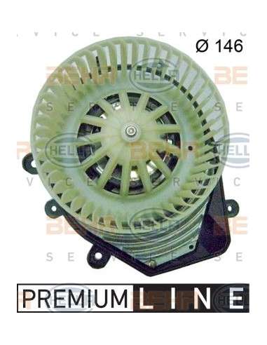 Ventilador habitáculo Hella 8EW 009 159-081 - Soplador habitáculo AUDI A4 BEHR HELLA SERVICE  PREMIUM LINE 