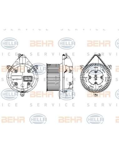 Ventilador habitáculo Hella 8EW 009 159-191 - Soplador habitáculo RENAULT LAGUNA BEHR HELLA SERVICE  PREMIUM LINE 