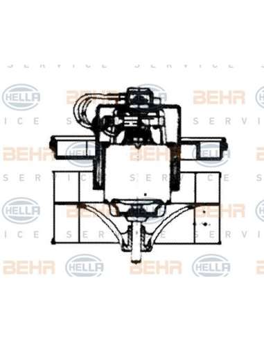 Ventilador habitáculo Hella 8EW 009 159-671 - Soplador habitáculo NISSAN PATROL BEHR HELLA SERVICE  PREMIUM LINE 