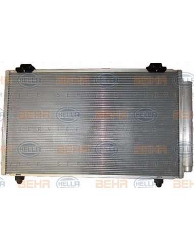 Condensador, aire acondicionado Hella 8FC 351 343-601 - Condensador TOYOTA COROLLA (ZER) BEHR HELLA SERVICE  PREMIUM LINE 