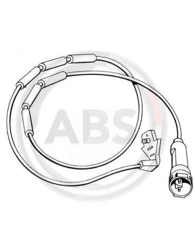 Contacto de aviso, desgaste de los frenos Abs 39524 - CABLE AVISADOR DE FRENO OPEL/VAUXHA LL SPORTLINE