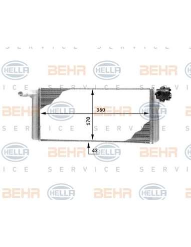 Radiador de calefacción Hella 8FH 351 312-311 - Calefactor MB NG / SK BEHR HELLA SERVICE  PREMIUM LINE 