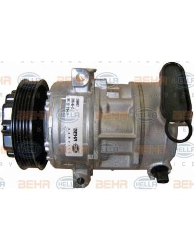 Compresor, aire acondicionado Hella 8FK 351 114-111 - Compresor OPEL / VAUXHALL CORSA D BEHR HELLA SERVICE  PREMIUM LINE 