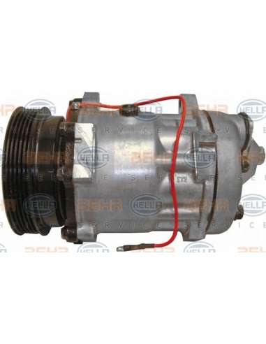 Compresor, aire acondicionado Hella 8FK 351 132-761 - Compresor RENAULT MASTER OPEL MOVAN BEHR HELLA SERVICE  PREMIUM LINE 