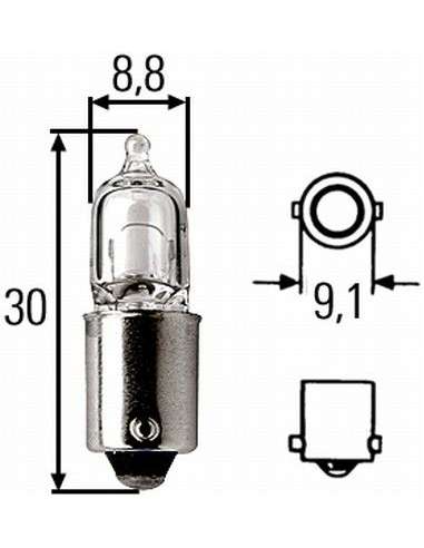 Lámpara, luz para lectura Hella 8GH 002 473-151 -  EXTINGUIDA  8GH002473-151 LAMPARA HALOG.12V 5W base type