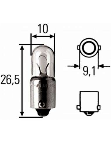 Lámpara, luz para lectura Hella 8GP 008 285-001 -  EXTINGUIDA  8GP008285-001 LAMPARA XENON 28V 7,5 base type