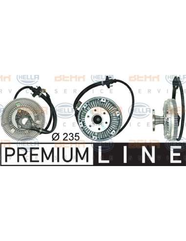 Embrague, ventilador del radiador Hella 8MV 376 730-091 - Embrague Visco RENAULT MAGNUM E-TEC H BEHR HELLA SERVICE  PREM...