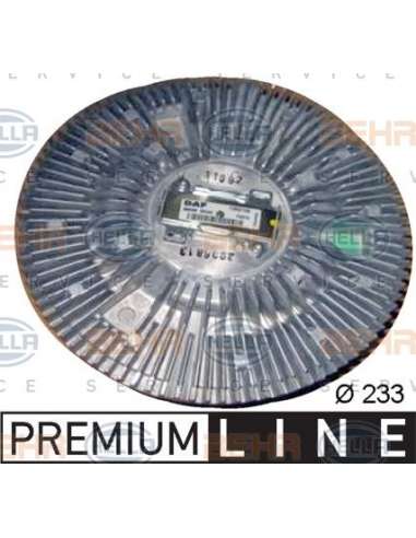 Embrague, ventilador del radiador Hella 8MV 376 730-661 - Embrague Visco DAF CF 85 BEHR HELLA SERVICE  PREMIUM LINE 