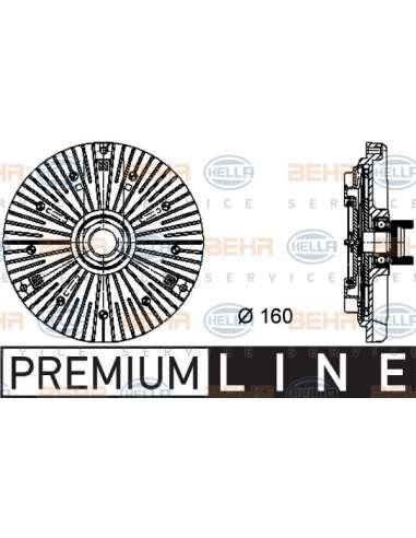 Embrague, ventilador del radiador Hella 8MV 376 732-111 - Embrague Visco BMW 3 (E36) / 5 / 7/ X5/Z3 BEHR HELLA SERVICE  ...