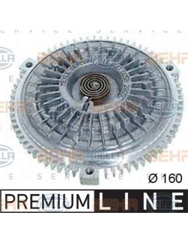 Embrague, ventilador del radiador Hella 8MV 376 757-691 - Embrague, ventilador MB CLK (C208) BEHR HELLA SERVICE  PREMIUM...