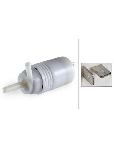 Bomba de agua de lavado, lavado de parabrisas Hella 8TW 004 223-031 -  EXTINGUIDA   89312 MOTOBOMBA, 12V A VW MEGA (Flat...
