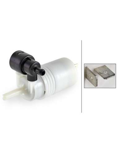 Bomba de agua de lavado, lavado de parabrisas Hella 8TW 005 206-011 -  EXTINGUIDA   BOMBA LAVA ALFA, FIAT, MEGA (Flat Bl...