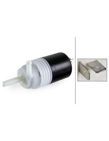 Bomba de agua de lavado, lavado de parabrisas Hella 8TW 005 496-051 - BOMBA AGUA LAVADO WSS 24V MERCEDES MEGA (Flat Blade)
