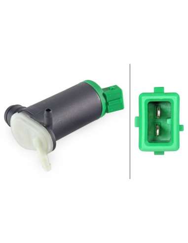 Bomba de agua de lavado, lavado de parabrisas Hella 8TW 006 847-031 -  EXTINGUIDA   BOMBA LIMPIA 12V. CITR MEGA (Flat Bl...