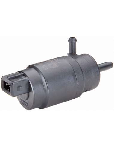 Bomba de agua de lavado, lavado de parabrisas Hella 8TW 006 849-081 - BOMBA AGUA LAVADO WSS 24V DAF VOLVO MEGA (Flat Blade)