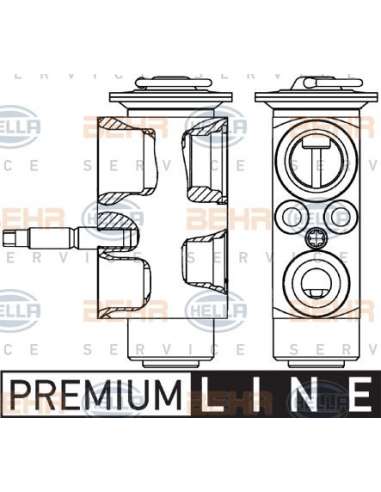 Válvula de expansión, aire acondicionado Hella 8UW 351 239-601 - Válvula de expansión BMW X3 (E83) BEHR HELLA SERVICE  P...