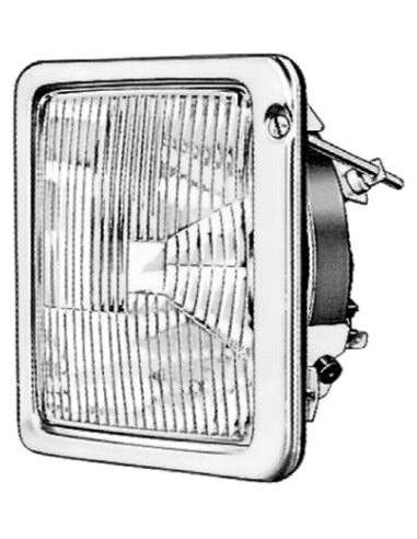 Carcasa, faro principal Der. Hella 9AG 104 328-001 - CARCASA, FARO PRINCIPAL