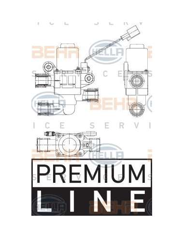 Válvula de control de refrigerante Hella 9XL 351 328-361 -  EXTINGUIDA  9XL351328-361 HELLA BEHR HELLA SERVICE  PREMIUM ...