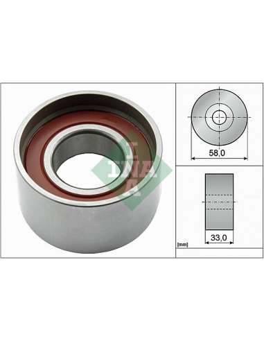 Polea tensora, correa dentada Ina 531 0784 10 - Tensor  Correa distribuci n