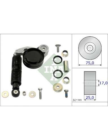 Kit de reparación, brazo tensor, correa poli V Ina 533 0118 10 - Tensor  Correa auxiliar DriveAlign®