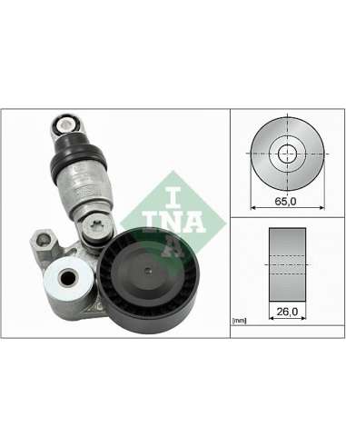 Brazo tensor, correa poli V Ina 533 0129 10 - Tensor  Correa auxiliar DriveAlign®