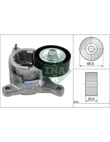 Brazo tensor, correa poli V Ina 534 0022 10 - Tensor  Correa auxiliar DriveAlign®