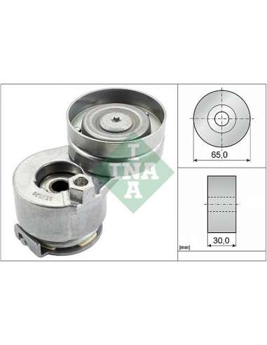 Brazo tensor, correa poli V Ina 534 0027 10 - Tensor  Correa auxiliar DriveAlign®