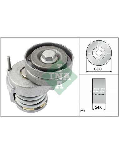 Brazo tensor, correa poli V Ina 534 0065 10 - Tensor  Correa auxiliar DriveAlign®