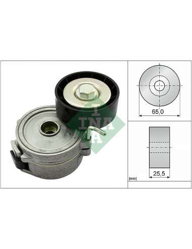 Brazo tensor, correa poli V Ina 534 0068 10 - Tensor  Correa auxiliar DriveAlign®